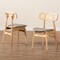 Baxton Studio Tarana Mid-Century Modern Grey Fabric and Natural Oak Finished Wood 2-Piece Dining Chair Set 234-2PC-13293-ZORO - alternate 9